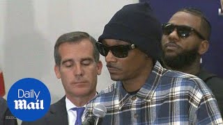 Snoop Dogg and The Game joined with police to promote peace - Daily Mail