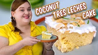 Elise Tells Us the Secrets to an Easy Coconut Tres Leche Cake| Smart Cookie | Allrecipes.com