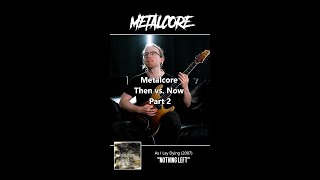 Old School vs. New School #metalcore #guitar #shorts