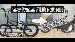 [bmx] new frame/bike check #TEAM4130