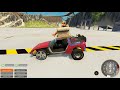 i broke random parts cars over speed bumps in beamng drive mods