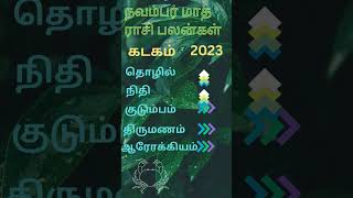 நவம்பர் மாத ராசி பலன் | November Month Rasi Palan 2023 | Kadagam Rasi |Insight Astrology#Kadagam