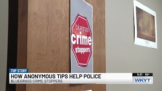 Lexington police receive 2,000 anonymous tips through Crime Stoppers program this year