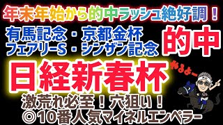 【2025 日経新春杯予想】年末年始絶好調❗激荒れ必至のハンデ戦もちろん穴狙い❗️#競馬予想 #日経新春杯 #中央競馬 @kojirou0828