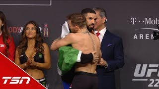 Conor McGregor brings out Drake at UFC 229 weigh-in