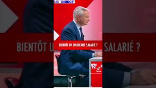 Dividende salarié présentation par Bruno Lemaire #fiscalité #société #dividende