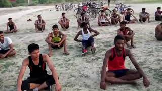 GAJRAJ RUNNING CLUB ARMY RALLY BHARTI EXERCISE TIME 4 M 45 SAKIND