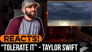 REACTING to Taylor Swift - "Tolerate It"