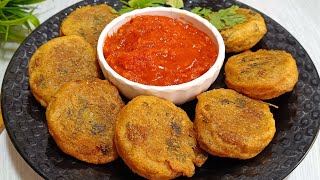 केवल 2 उबले आलू से नया गरमा गरम कुरकुरा नाश्ता जो भी खाए खाता ही जाए | Crispy  aalu ka nashta