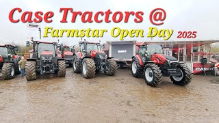 Farmers @ Farmstar #Farmstar open day 2025 Case Tractors.