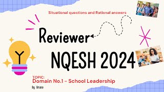 NQESH Reviewer Domain 1 -School Leadership