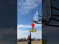 This basketball hoop is IMPOSSIBLE to dunk on! @TeamVKTRY #shorts