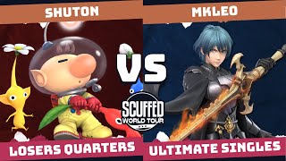 Scuffed World Tour Losers Quarters - Shuton (Olimar) Vs. Mkleo (Byleth, Marth) Smash Ultimate - SSBU