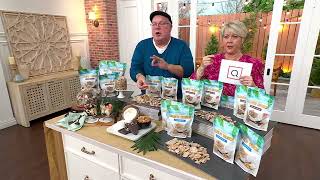 Coconut Island by Anastasia (4) 8oz Bags Coconut Cashew Crunch Bark on QVC