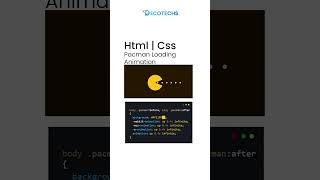 HTML & CSS Pacman Loading Animation 🎮✨ | Fun CSS Project