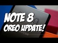 SAMSUNG GALAXY NOTE 8 ANDROID OREO | How To Update