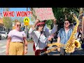 INSANE SAXOPHONE SOLO BATTLE!! 🎷🤯 BUT WHO WON?