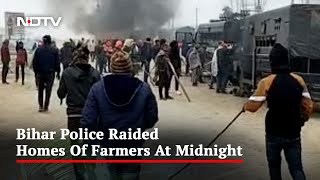 Bihar Farmers Thrashed By Cops After Midnight Raid