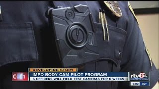 IMPD officers to begin wearing body cams as part of pilot program