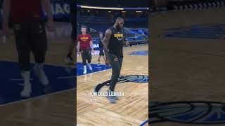 How does LeBron James workout?