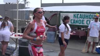 Caroline Steffen Running 2012 Hawaii Ironman