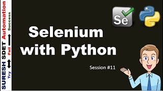 #11 Selenium With Python | How to automate the link in webpage | working with LINK_TEXT