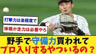 野手で守備力買われてプロ入りするやついるの？【なんJ２ch５chプロ野球反応集】