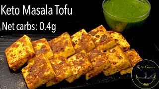 Keto Masala Tofu|Keto Tofu recipes|Tofu Stir Fry|Keto Tofu recipe ideas|Pan fried Tofu Keto