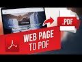 How to Save a Web Page as a PDF