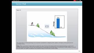 Conservation of Energy (11.2) screencast