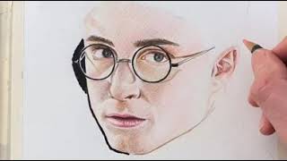 Drawing Harry Potter (Daniel Radcliffe) - Harry Potter | Mike’s Star Art
