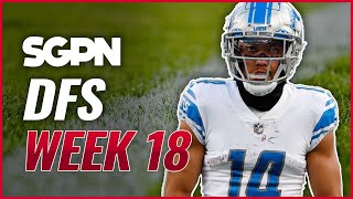NFL DFS Picks: Week 18 GPP Plays - DFS Lineups - NFL DFS Lineups Week 18