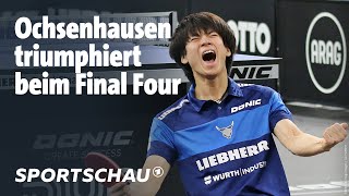 Tischtennis: TTF Ochsenhausen - 1. FC Saarbrücken, Highlights DTTB-Pokal | Sportschau