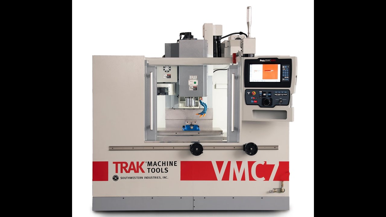 TRAK VMC7 Manual Machining Options - YouTube