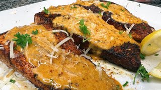 🔥 Blackened Salmon w/ Creamy Creole Cajun Sauce | Absolutely the Best way to Make Salmon