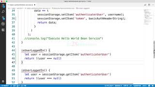 083 Step 82 Refactoring Angular Basic Authentication Service