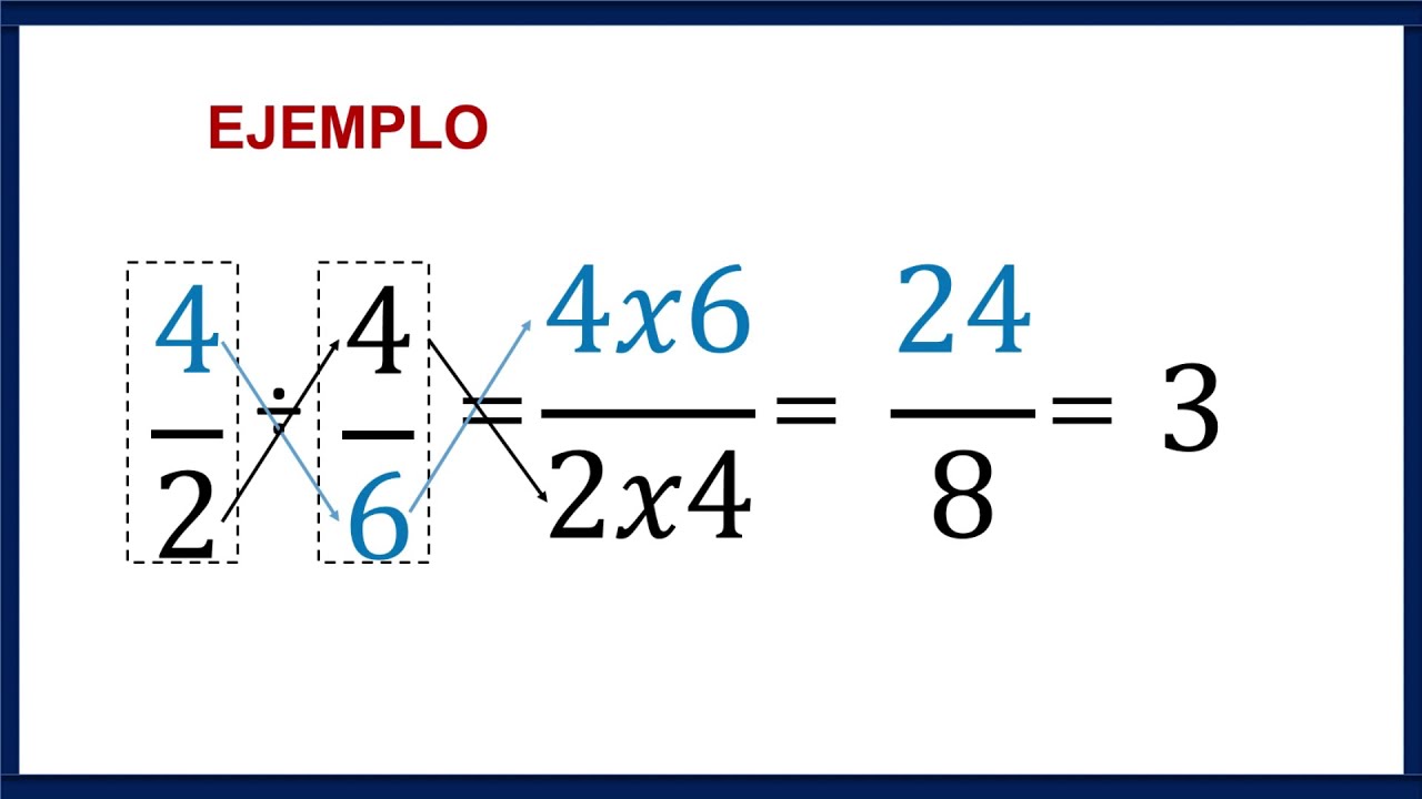Operaciones Con Fracciones - YouTube