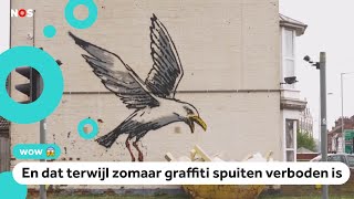 Waarom beschermt de politie kunstwerken van Banksy?