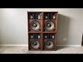 sansui sp 3500 4 way home floor standing vintage speakers