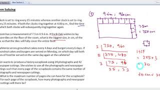 KSSM Form 1 Chapter 2 Problem Solving (HCF, LCM)