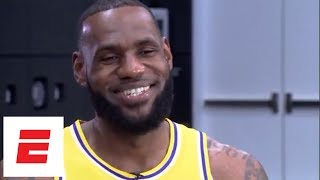 LeBron James calls the Lakers a ‘perfect match’ | ESPN