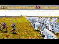 Elves, Rohan VS the huge army of Sauron - Epic Battle - UEBS2 [4k]