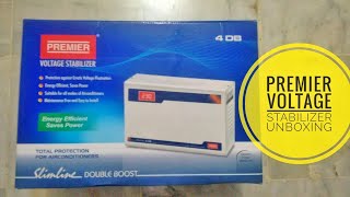 Best and cheapest Voltage stabilizer for air-conditioners (ac) - premier voltage stabilizer unboxing