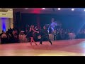 Dorin Frecautanu and Marina Sergeeva Show Jive at Can-Am Dancesport Gala. October 9, 2022.