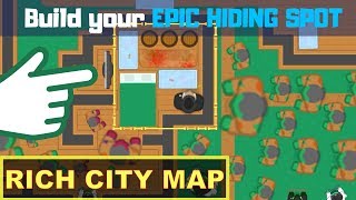 Braains.io - Build your strongest epic hiding spot (Rich City Survival Map) - RajNoobTV