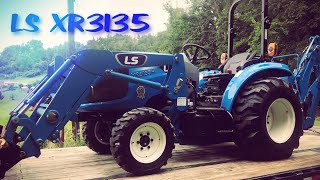 #50 LS XR 3135 compact tractor, loader and backhoe has arrived and put to work!