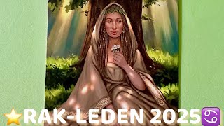 ✨RAK♋️LEDEN 2025💫🤍💚