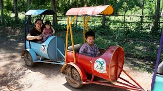 ตะลุย มินิมูร่าห์ฟาร์ม ฉะเชิงเทรา  Mini Murrah Farm เข้าชมฟรี  นั่งรถไฟถัง