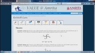 KVL simulation in Virtual Lab #vlab #KVL #nptel #virtuallab
