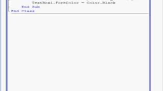 Visual Basic 2008: TextBox Font and Background color changing.